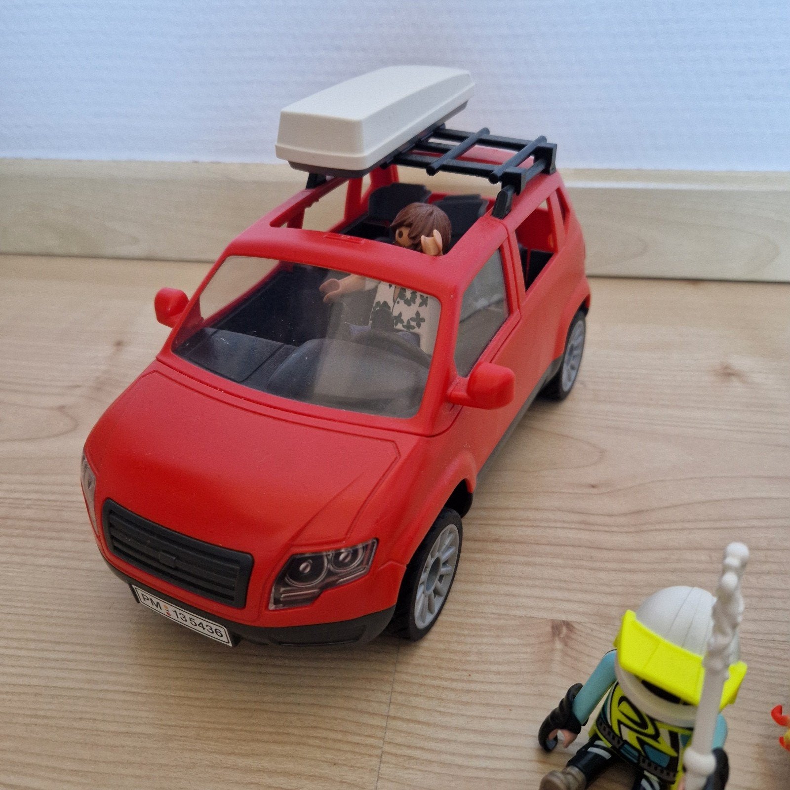 playmobiel auto en bromfiets, Ophalen of Verzenden, Zo goed als nieuw