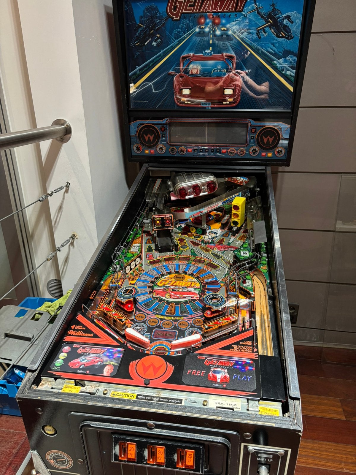 Flipper WILLIAMS : THE GETAWAY - HIGH SPEED II, Collections, Enlèvement, Comme neuf, Électronique, Williams