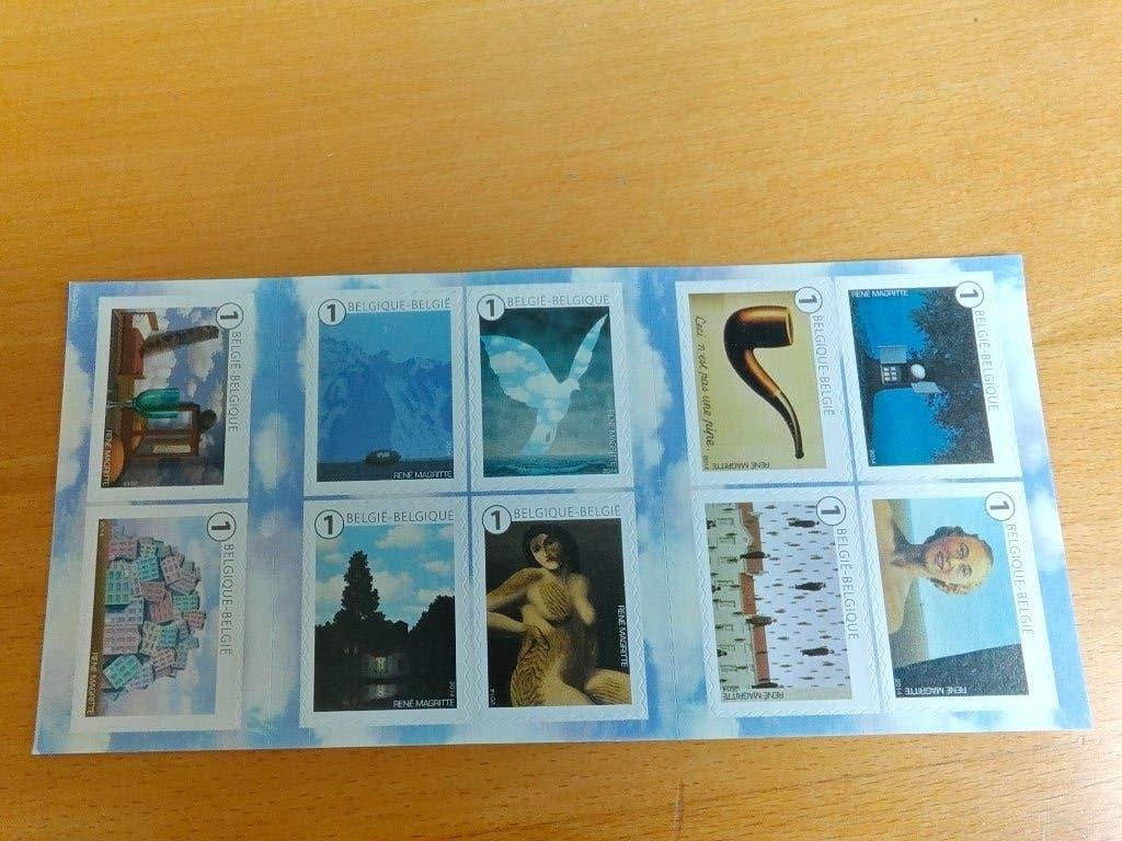 2014 René Magritte - OBPB 147 - note 1 Belgique, Sans timbre, Neuf, Enlèvement ou Envoi, Non oblitéré