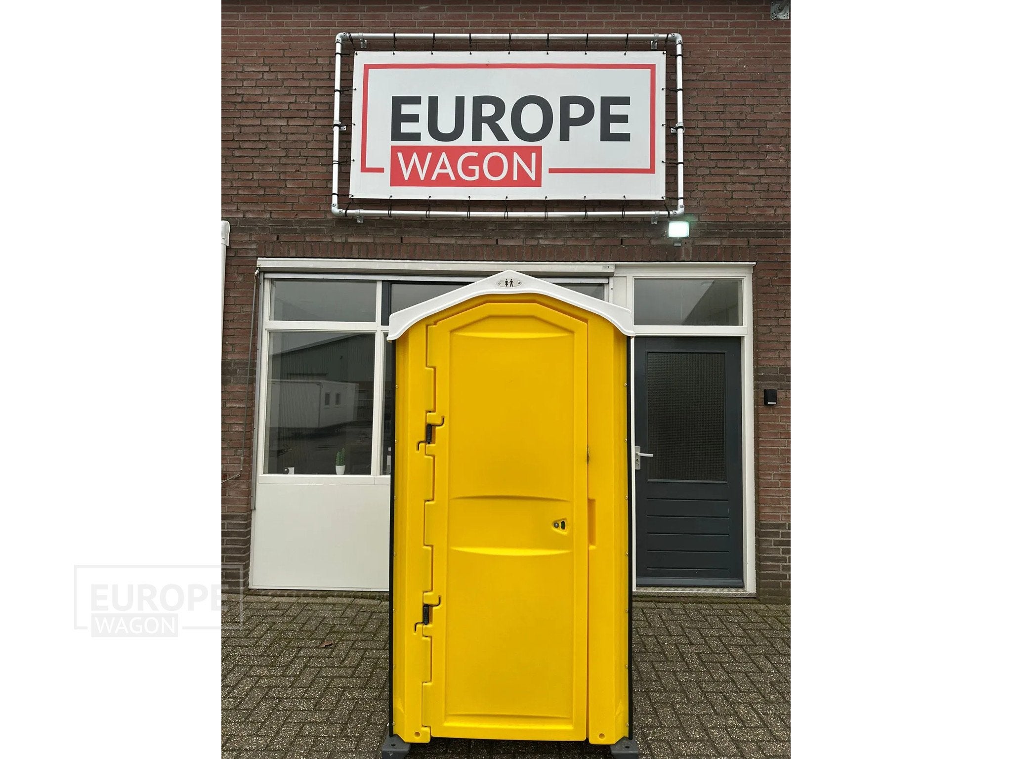 GLOBAL toiletcabine GEEL dixi kopen, Articles professionnels, Machines & Construction | Abris de chantier & Conteneurs
