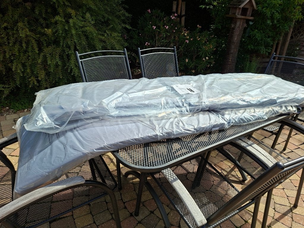 2 gloednieuwe kussens voor ligzetel – grijs, Jardin & Terrasse, Chaises longues, Enlèvement, Neuf, Autres matériaux
