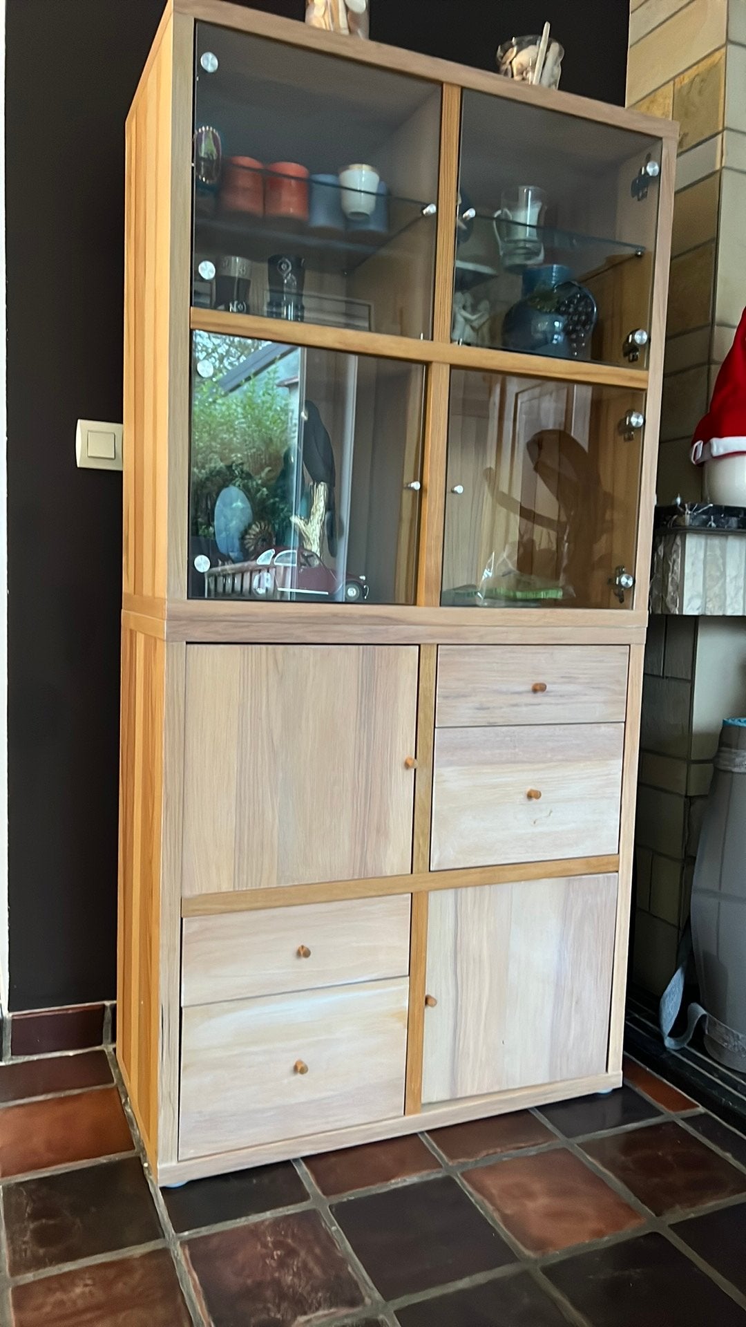 Armoire vitrine, Maison & Meubles, Enlèvement, Utilisé