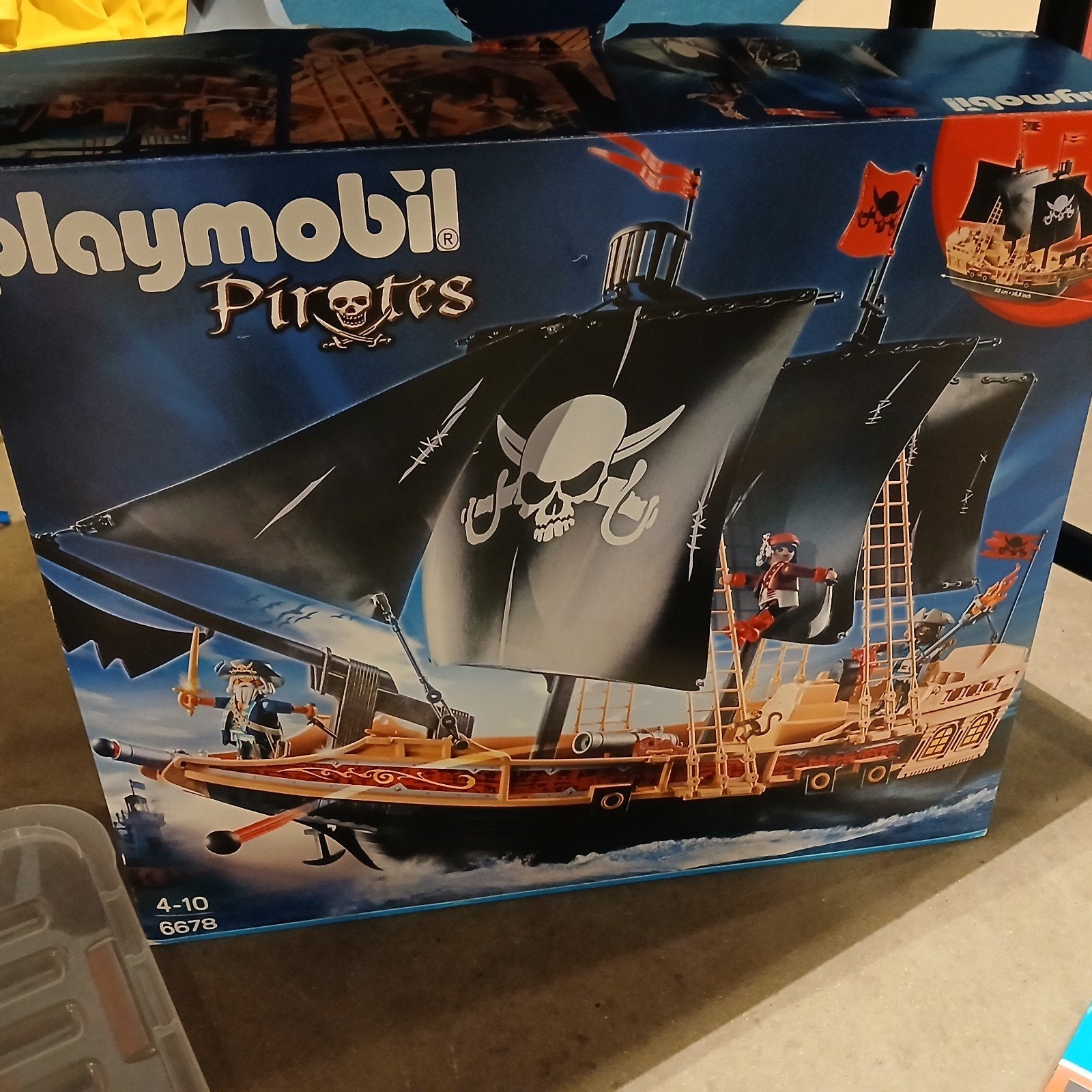 playmobil piratenboot groot 6678, Kinderen en Baby's, Ophalen, Pirates, Gebruikt, Complete set