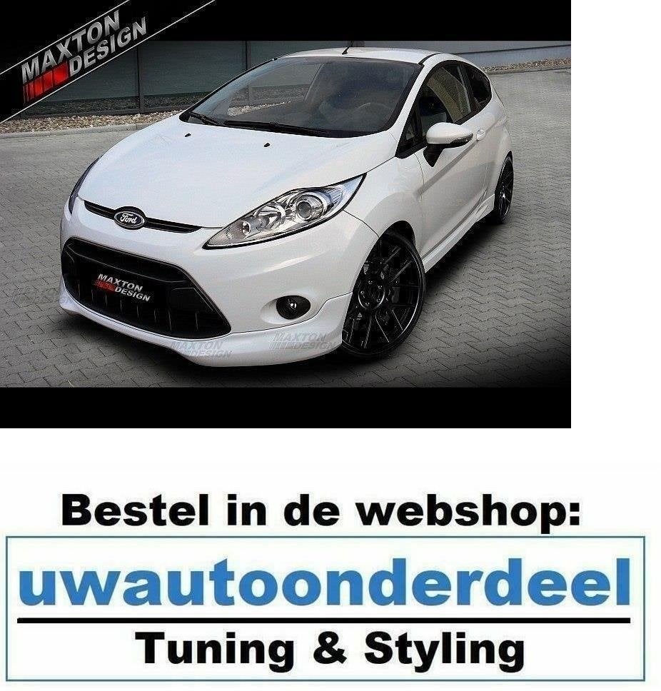 Maxton Design Ford Fiesta MK7 Standaard Spoiler Lip Splitter, Envoi