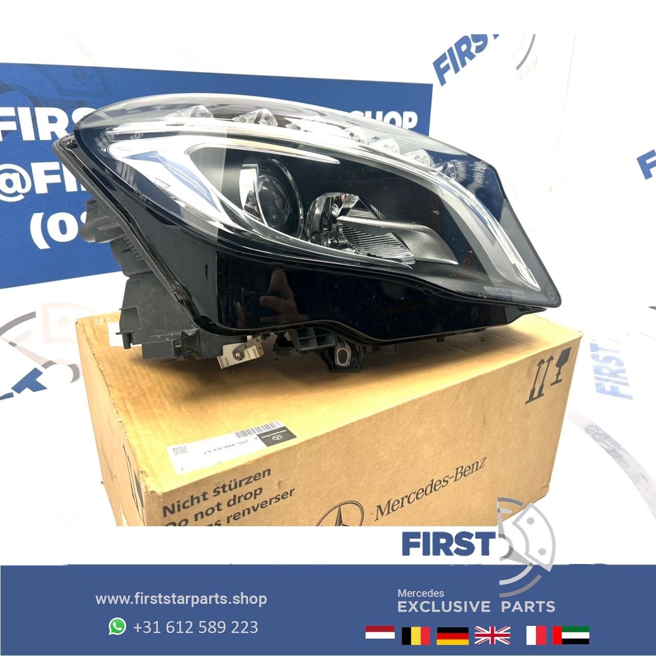 A1569062400 W156 GLA ILS KOPLAMP RECHTS origineel Mercedes I, Utilisé, -, -, Enlèvement ou Envoi