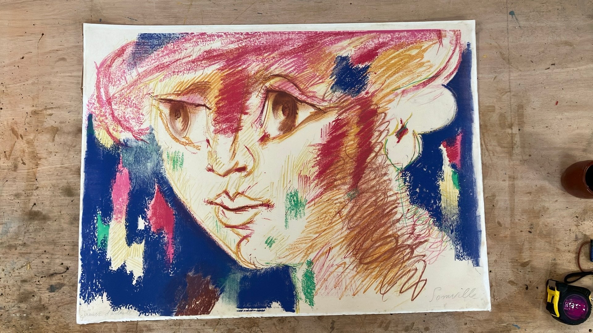 Somville, Enlèvement ou Envoi, Lithographie