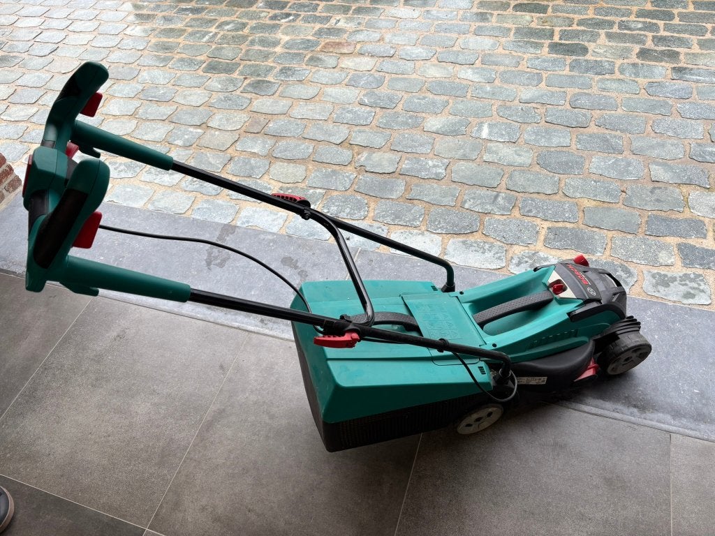 Grasmaaier Bosch Rotak, Jardin & Terrasse, Enlèvement, Utilisé, Tondeuses à gazon sur batterie, Bosch