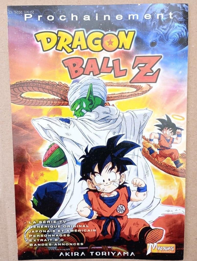 Dragon ball & Saint Seiya affiche photo, Collections, Enlèvement ou Envoi, Utilisé, A4 ou plus petit, Autres formes
