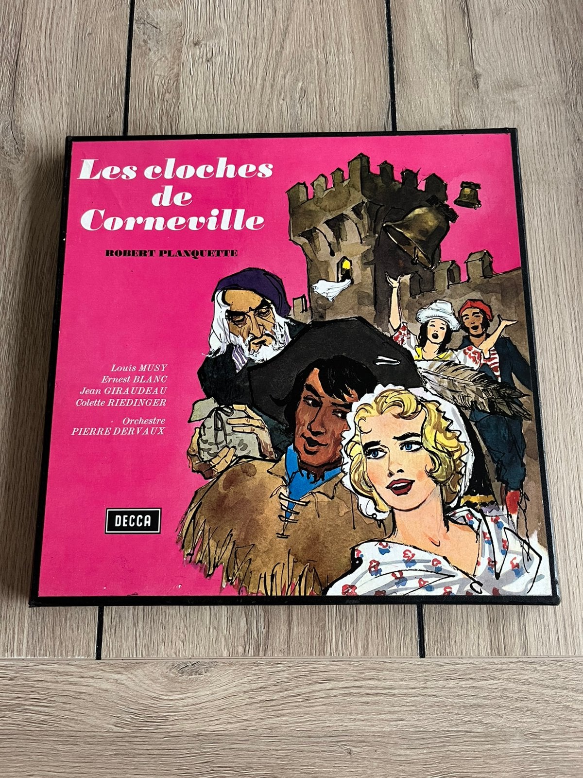 Coffret vinyles « Les cloches de Corneville », Enlèvement, Utilisé, Coffret, Musique