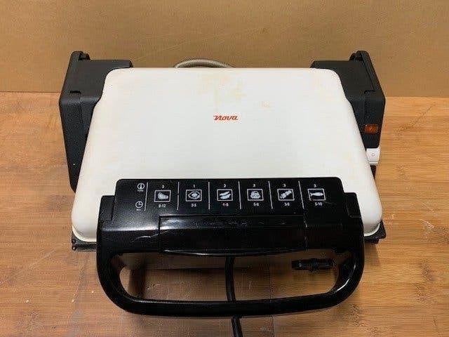 Grill combi maker Nova, Ophalen, Vaatwasmachinebestendig, Gebruikt, Tafelgrill