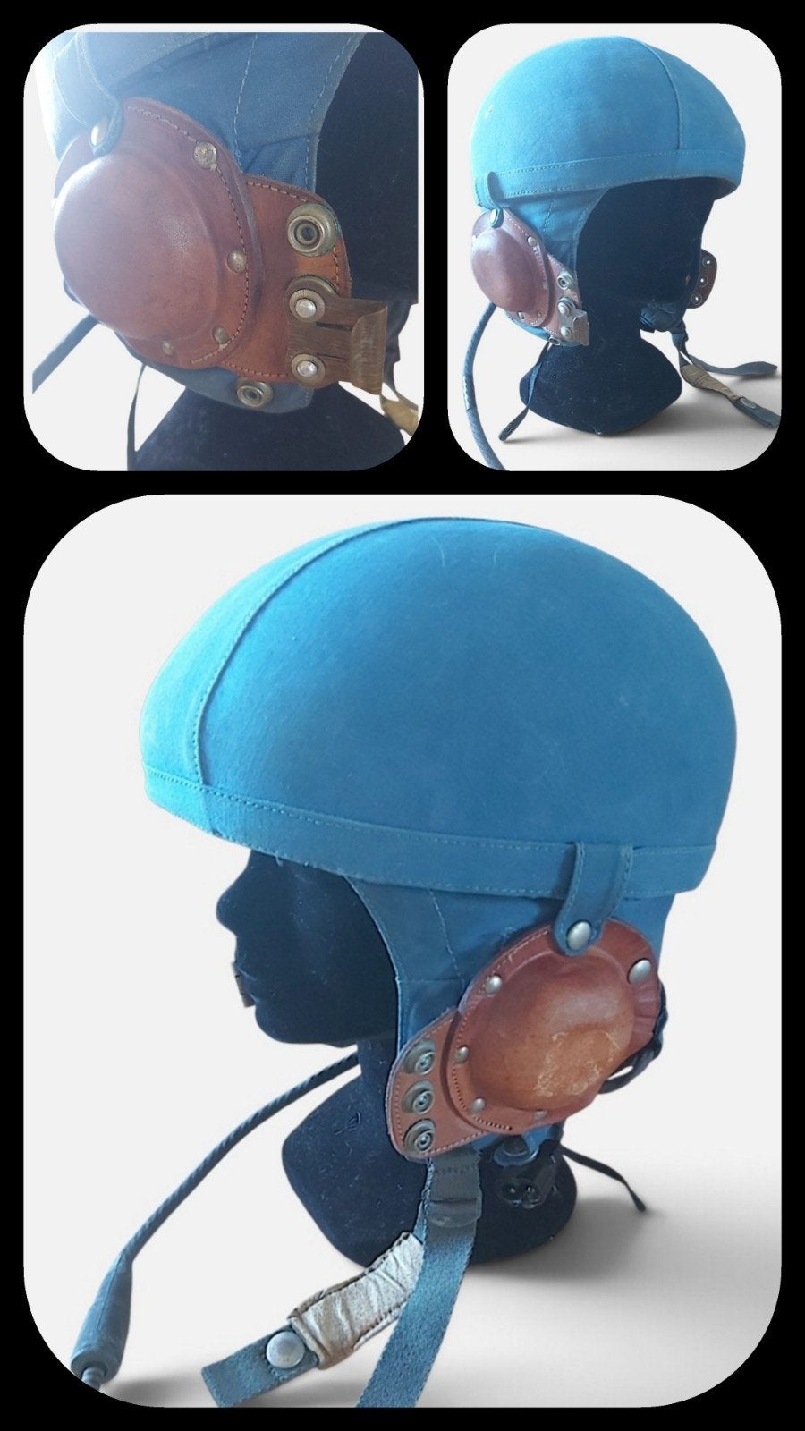 Gueneau vintage pilotenhelm, Verzamelen, Ophalen of Verzenden