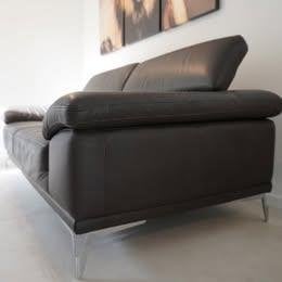 Zetel - 3 zit - italiaans desing, Huis en Inrichting, Ophalen, 100 tot 125 cm, Driepersoons, Leer