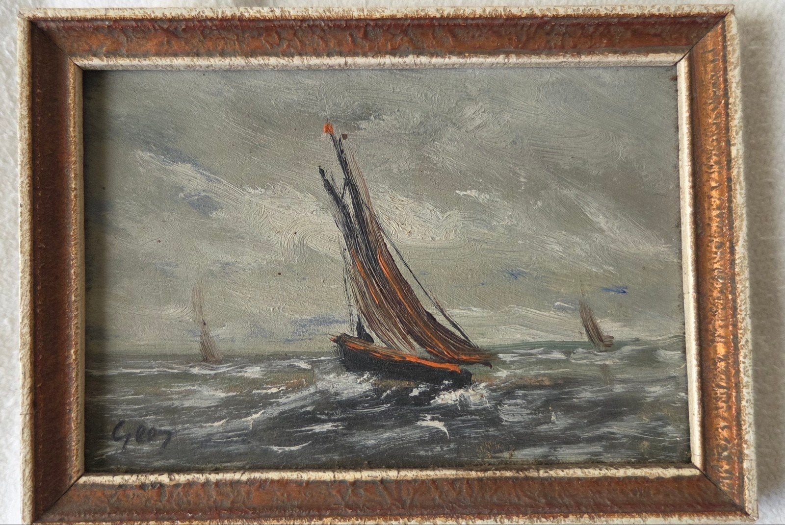 petite peinture à l'huile 10x15, Enlèvement, Peinture à l'huile