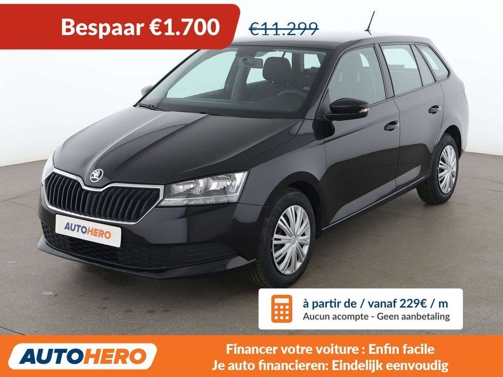 Skoda Fabia 1.0 MPI Active (bj 2019), Auto's, Skoda, Te koop, Fabia, ABS, Airbags, Airconditioning, Boordcomputer, Centrale vergrendeling
