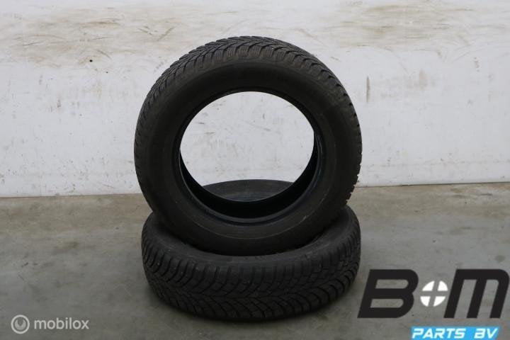 2 x 1856515 88T Conti WinterContact TS870 8mm 185 65 15, Gebruikt, 15 inch, Band(en), 185 mm