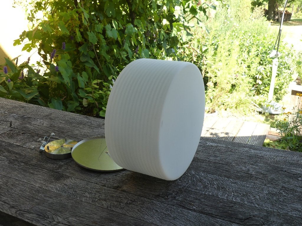 hanglamp, Huis en Inrichting, Lampen | Hanglampen, Ophalen, Zo goed als nieuw, Glas, Modern