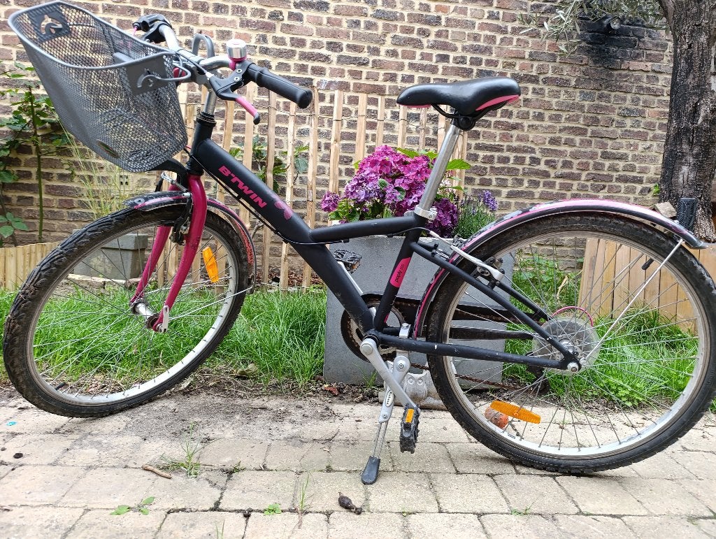 Vélo Decathlon fille, Vélos & Vélomoteurs, Enlèvement, Utilisé, Frein sur jante, 24 pouces