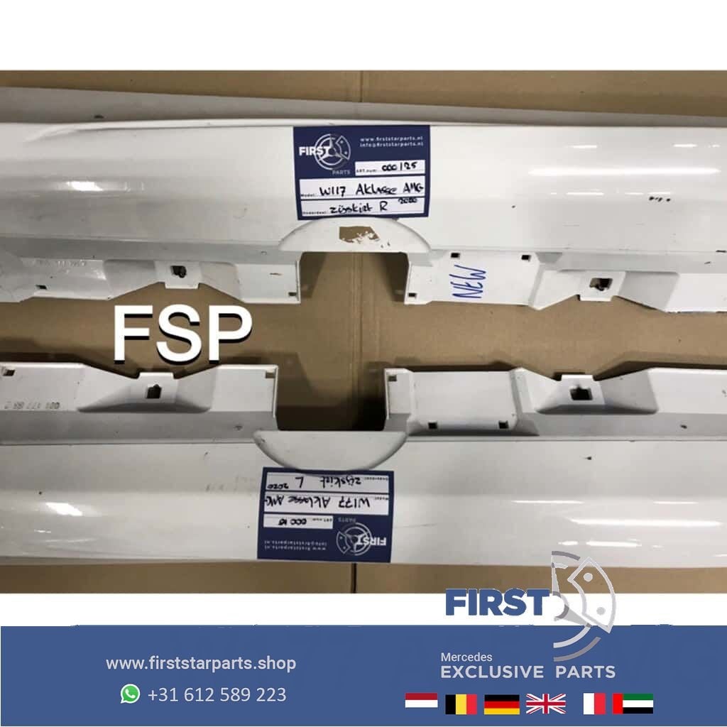 W177 AMG zijskirt sideskirt Mercedes AKlasse 2020 wit links, Utilisé, -, -, Enlèvement ou Envoi