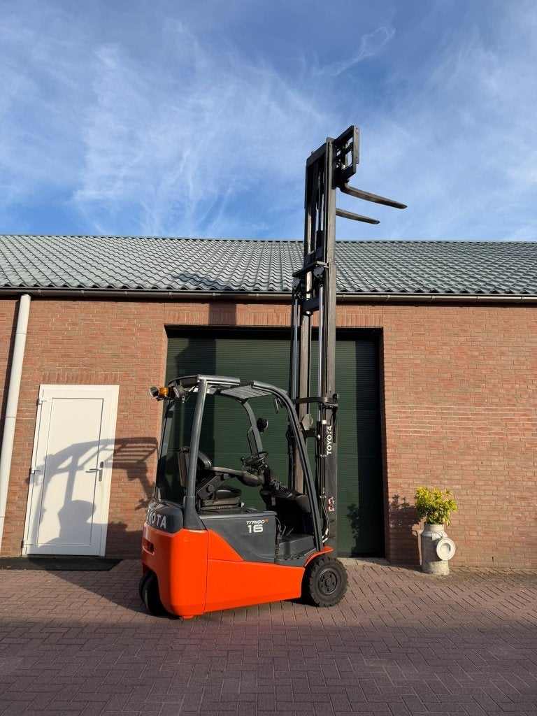 Toyota 8FBE16T 1600kg triplo Accu 2024 elektrische heftruck, Ophalen of Verzenden, 1000 tot 2000 kg, Elektrisch, TOYOTA