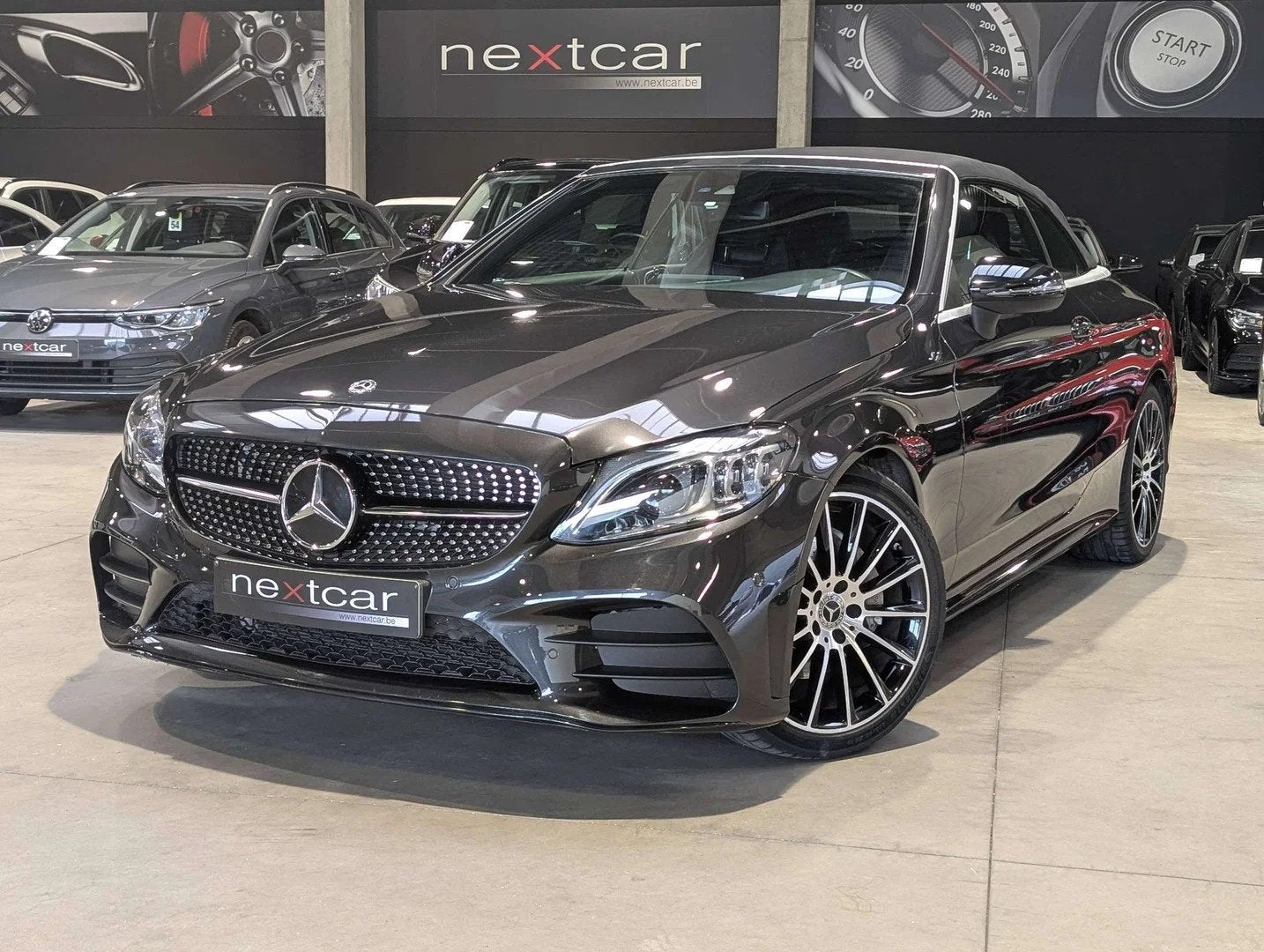 Mercedes-Benz C-CLASS 220 d Cabriolet Pack AMG GTronic *LED-, Argent ou Gris, Cabriolet, Mercedes-Benz, Diesel