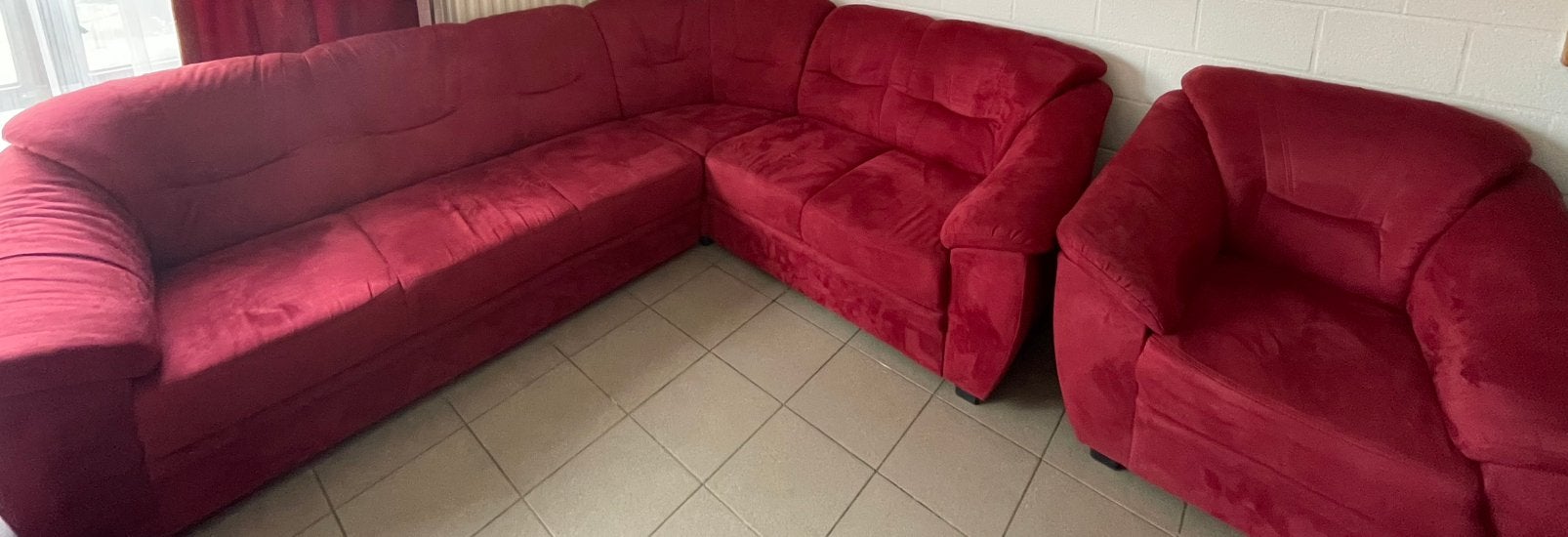 Zetels, Huis en Inrichting, Zitzakken, Ophalen, Zo goed als nieuw, Rood