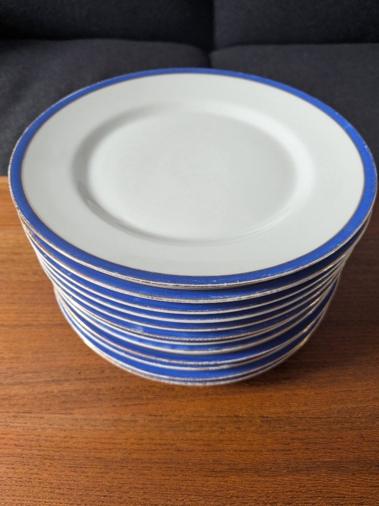 Assiettes anciennes porcelaine - Maison Frognet, Enlèvement