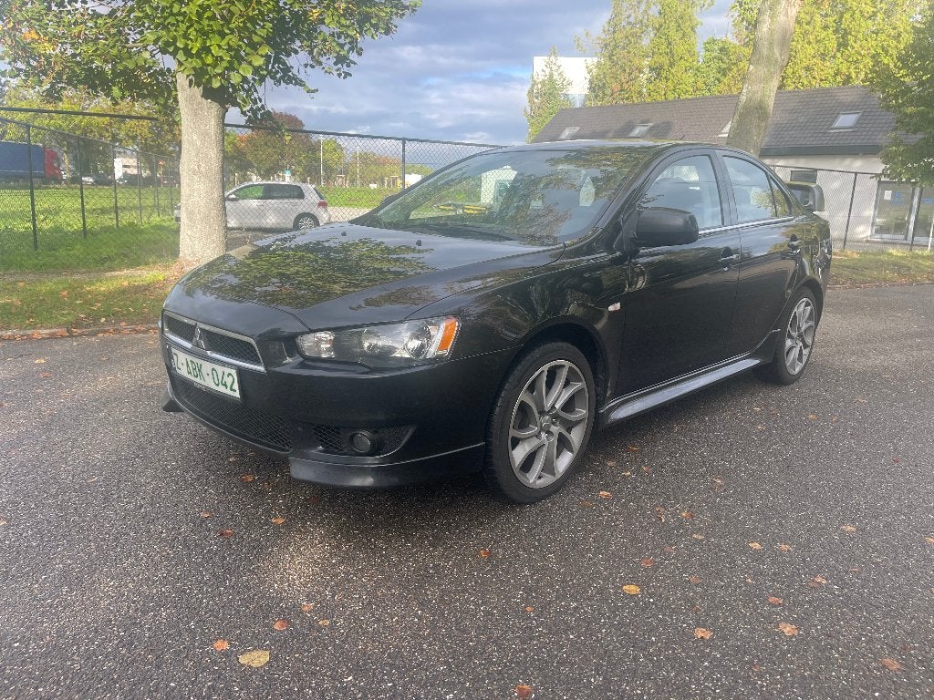 Mitsubishi Lancer / mooie sportieve wagen, Auto's, Euro 5, Stof, Zwart, 4 cilinders