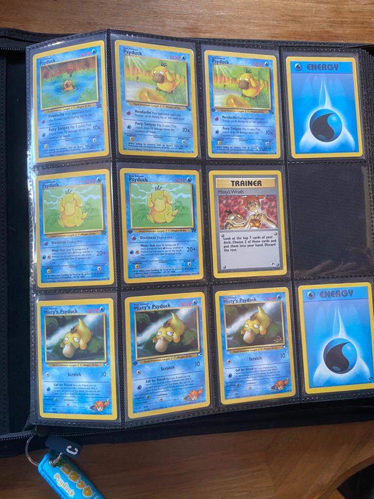 Verzaming pokemon Psyduck, Hobby en Vrije tijd, Ophalen of Verzenden, Nieuw, Meerdere kaarten