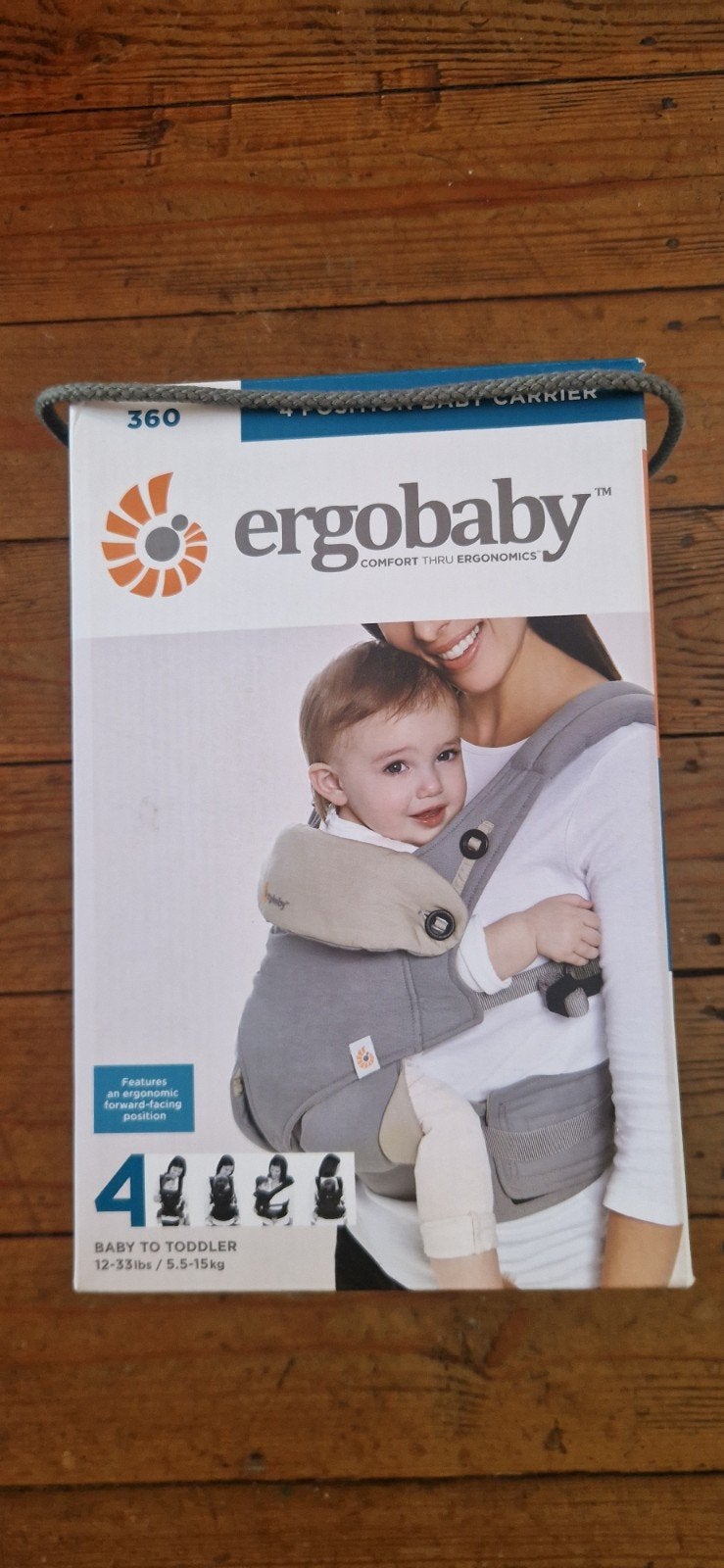 Ergobaby 360 carrier grey/taupe, Enfants & Bébés, Enlèvement