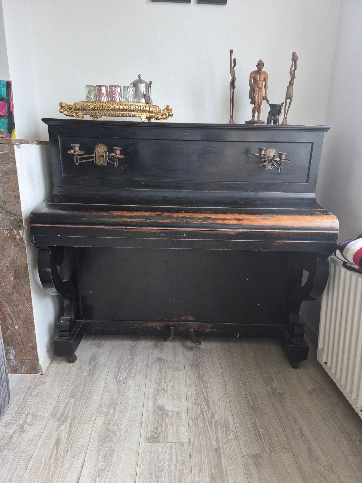 piano à donner, Musique & Instruments, Enlèvement, Utilisé, Noir, Piano