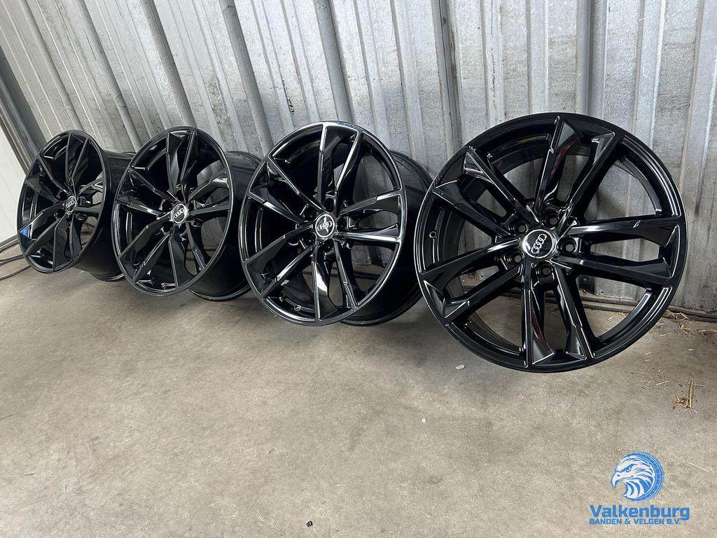 Originele Audi 19 inch zwarte velgen 5x112, Auto-onderdelen, Banden en Velgen, Velg(en), 19 inch, Personenwagen, Gebruikt, Ophalen of Verzenden