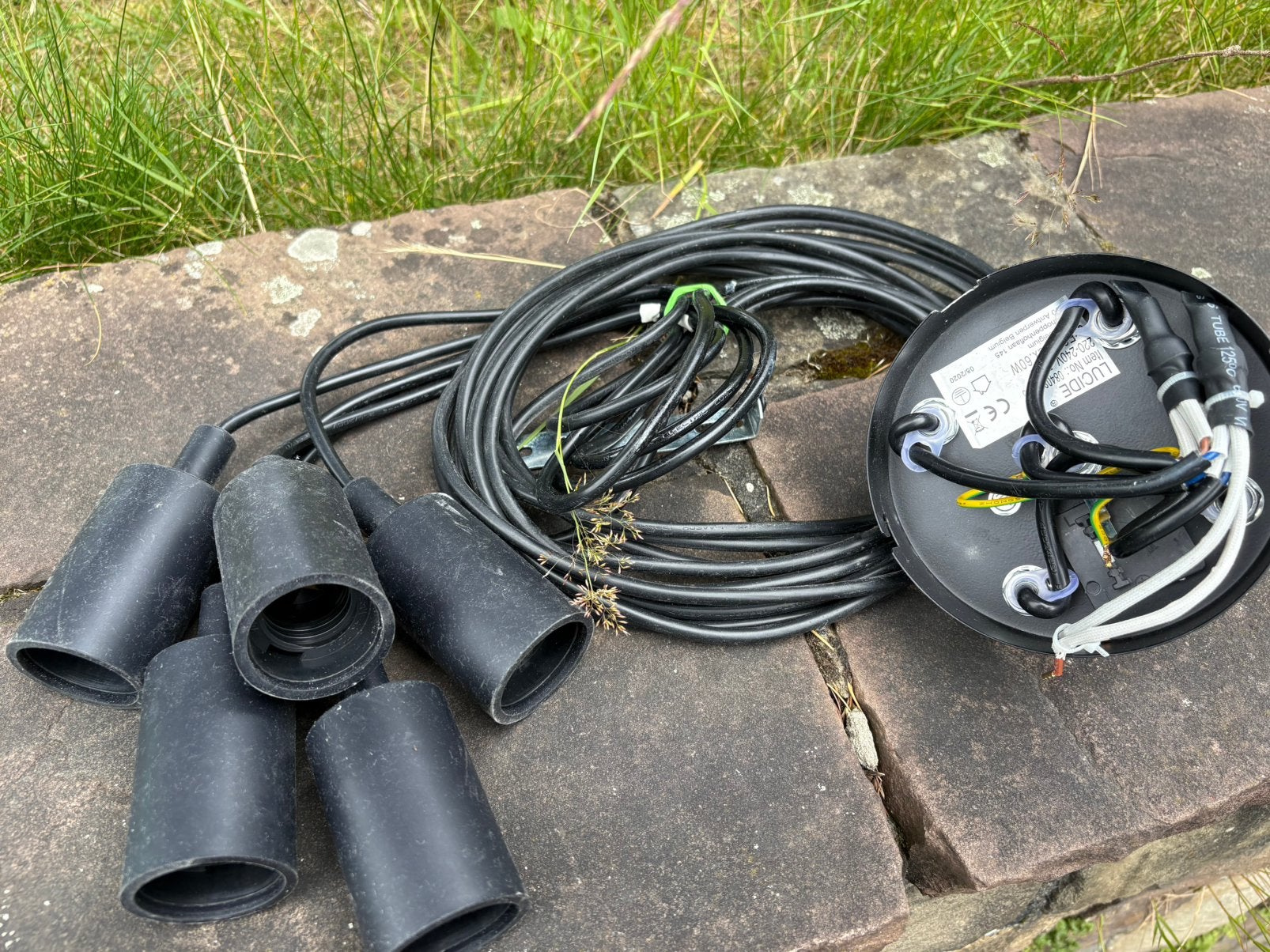 Plafondlamp met 5 aparte koppen - doe een bod, Huis en Inrichting, Lampen | Hanglampen, Ophalen, Gebruikt
