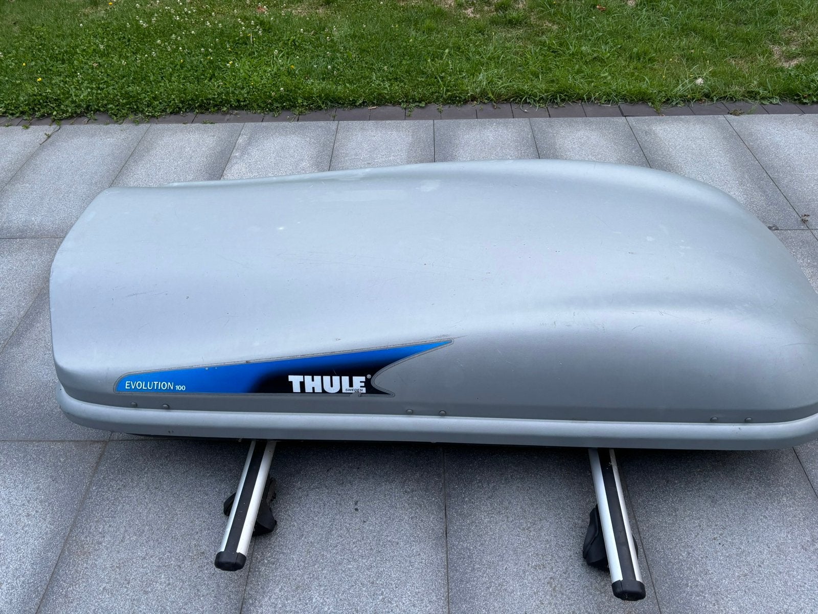 Thule dakkoffer Evolution 100+dakdragers, Auto diversen, Dakkoffers, Ophalen, Gebruikt