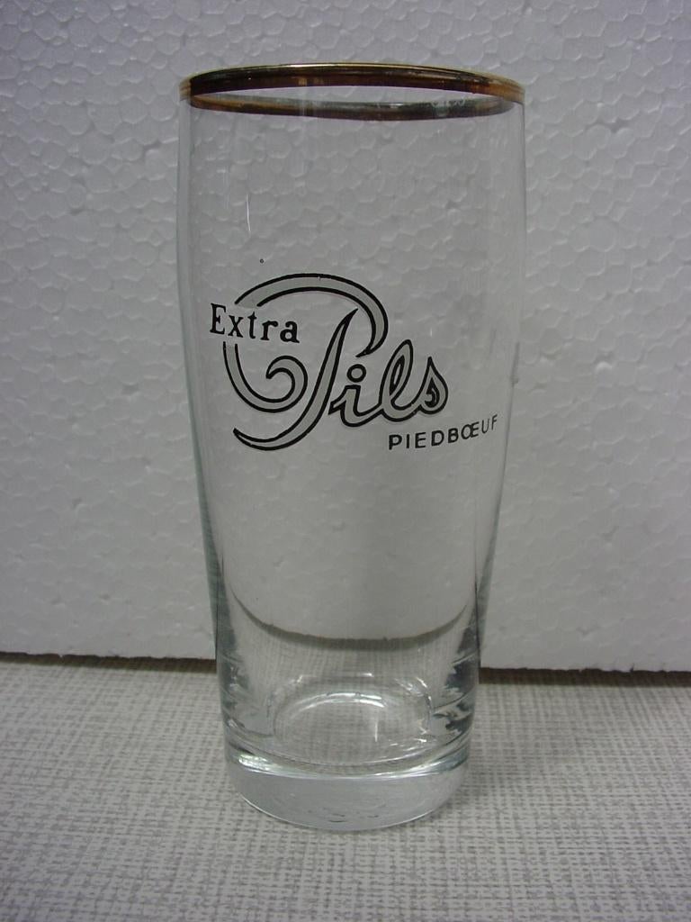 glas extra pils Piedboeuf, Enlèvement ou Envoi, Comme neuf, Verre ou Verres, Autres marques