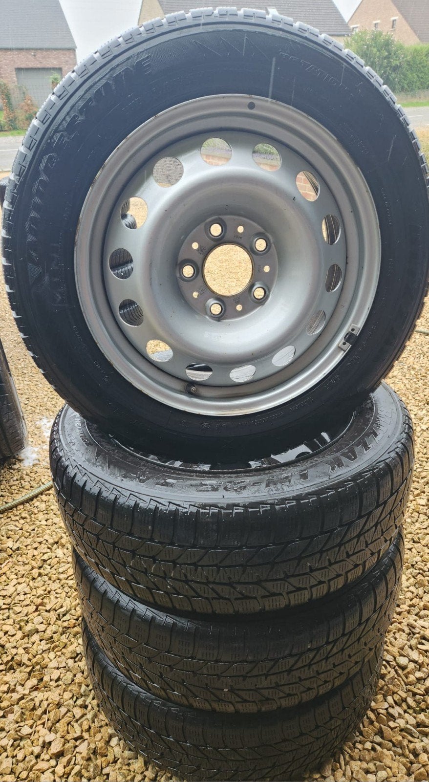 kit pneus jantes hiver Bridgestone origine Mini 195/60/16, Enlèvement ou Envoi, Pneu(s)