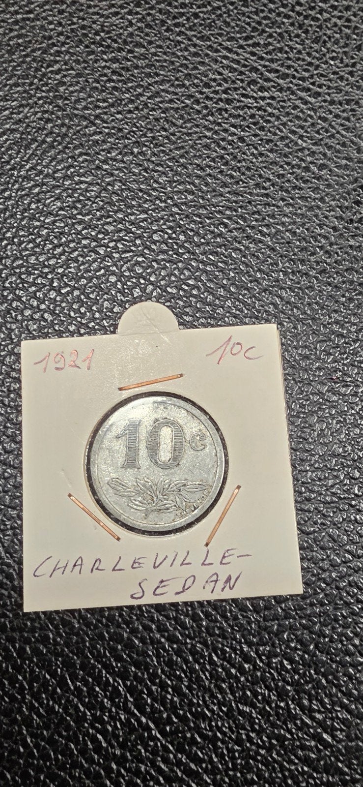Frans noodgeld 10 centimes 1921 Charleville, Ophalen of Verzenden