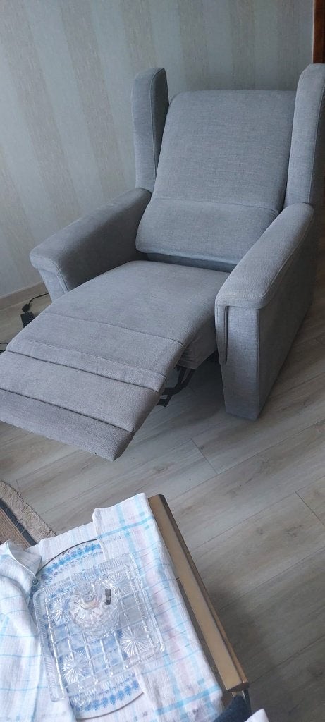 Elektrische relaxzetel, Ophalen, Zo goed als nieuw, Stof