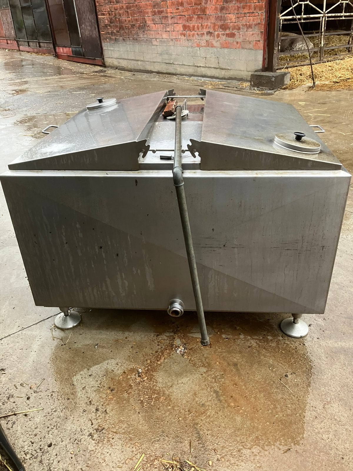 Inox tank, Ophalen