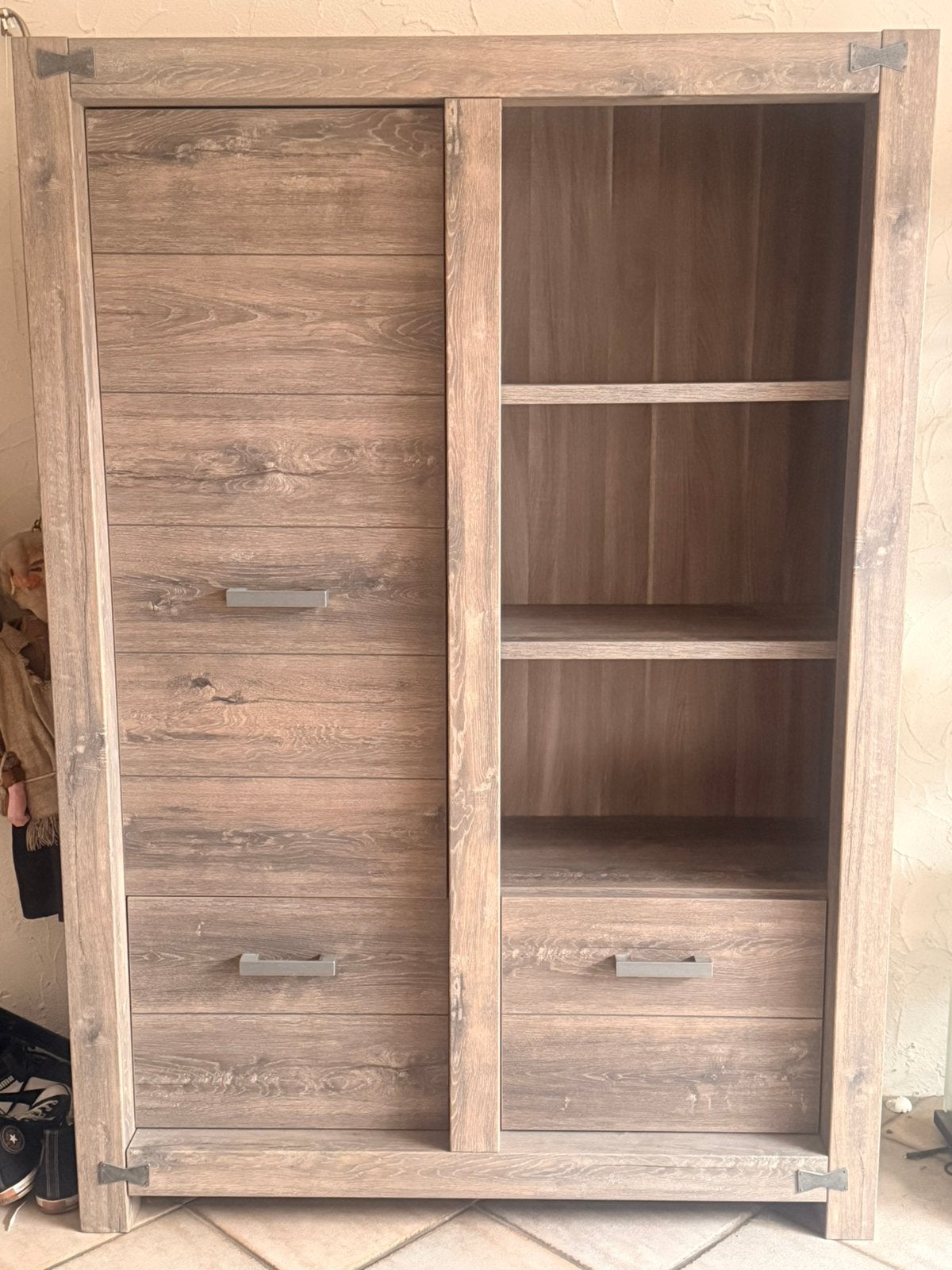 Kast, Huis en Inrichting, Ophalen, 100 tot 150 cm, Landelijk, 150 tot 200 cm