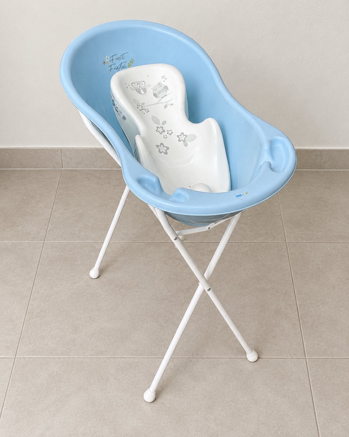 babybad met standaard en badsteun – complete set, Kinderen en Baby's, Ophalen, Badje, Standaard
