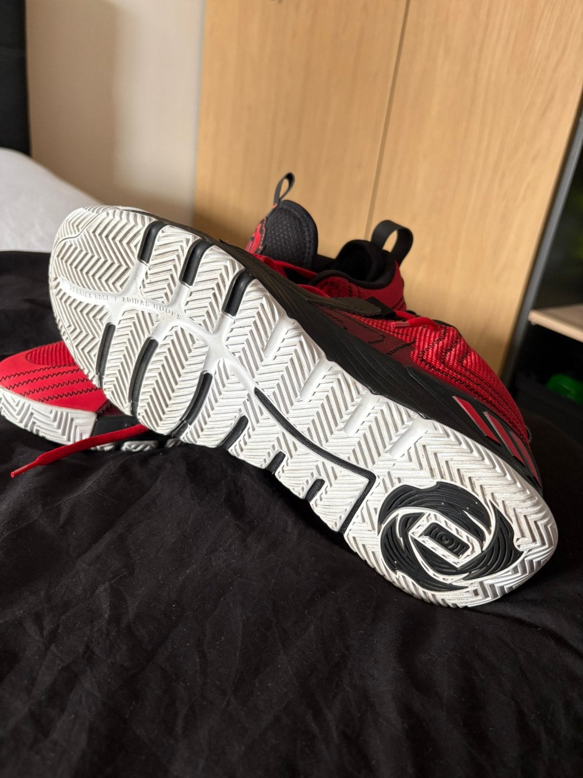 Basketbalschoenen Adidas maat 47,5, Sport en Fitness, Basketbal, Zo goed als nieuw, Schoenen, Ophalen