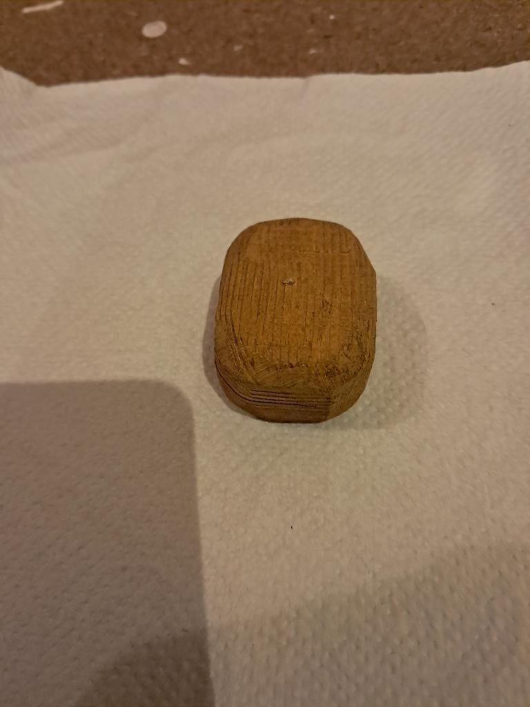 Kleine handgemaakte houten juwelendoos, Antiek en Kunst, Ophalen