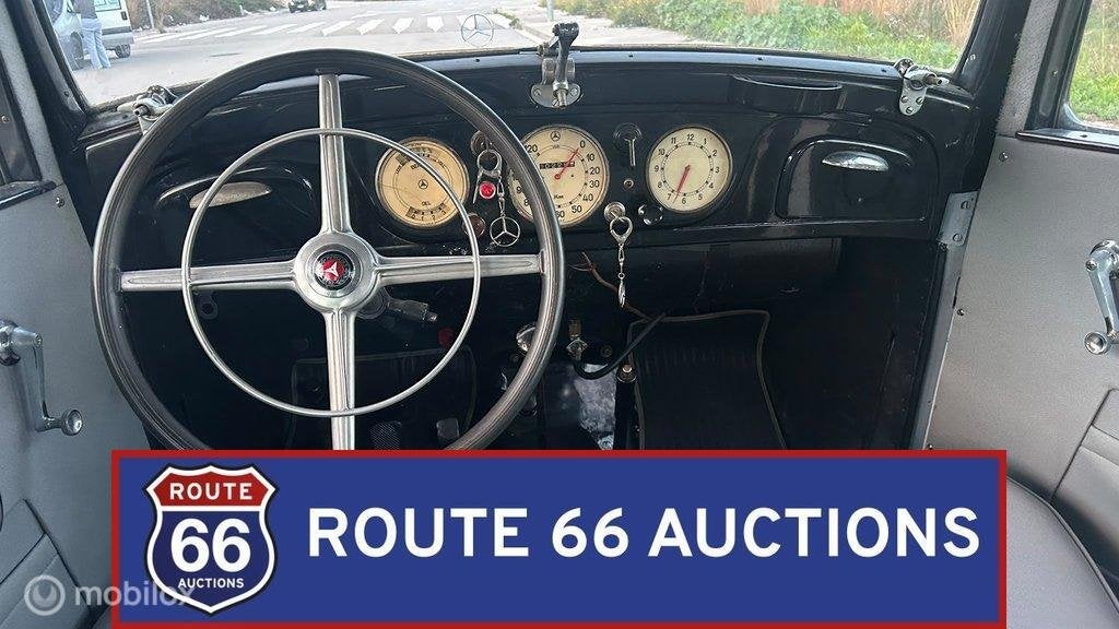 Mercedes-Benz 200 | 1935 | Route 66 Auctions, Autos, Achat, Entreprise, Boîte manuelle, Autre carrosserie