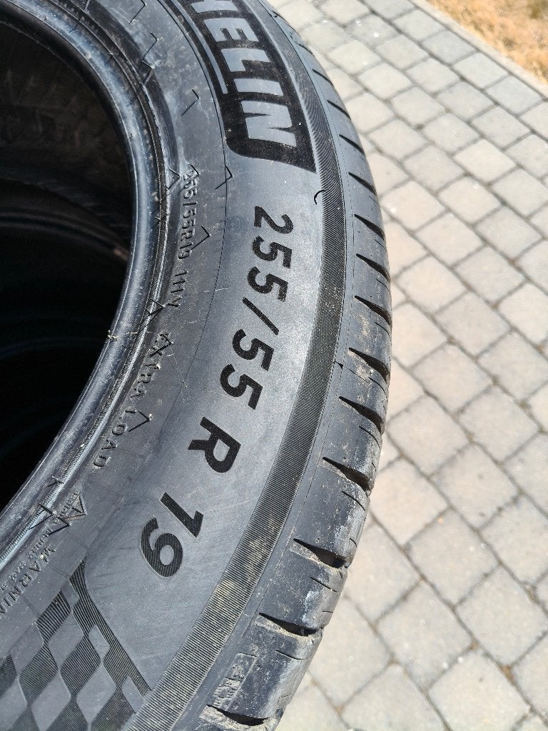 4 pneus michelin  255/55 R19 111V XL 500km, Neuf, 255 mm, Véhicule de tourisme, Pneus été
