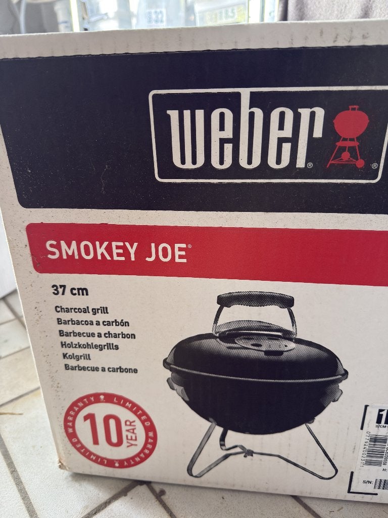 Weber Smokey Joe Ø 37 cm BBQ, Tuin en Terras, Ophalen, Nieuw, Weber