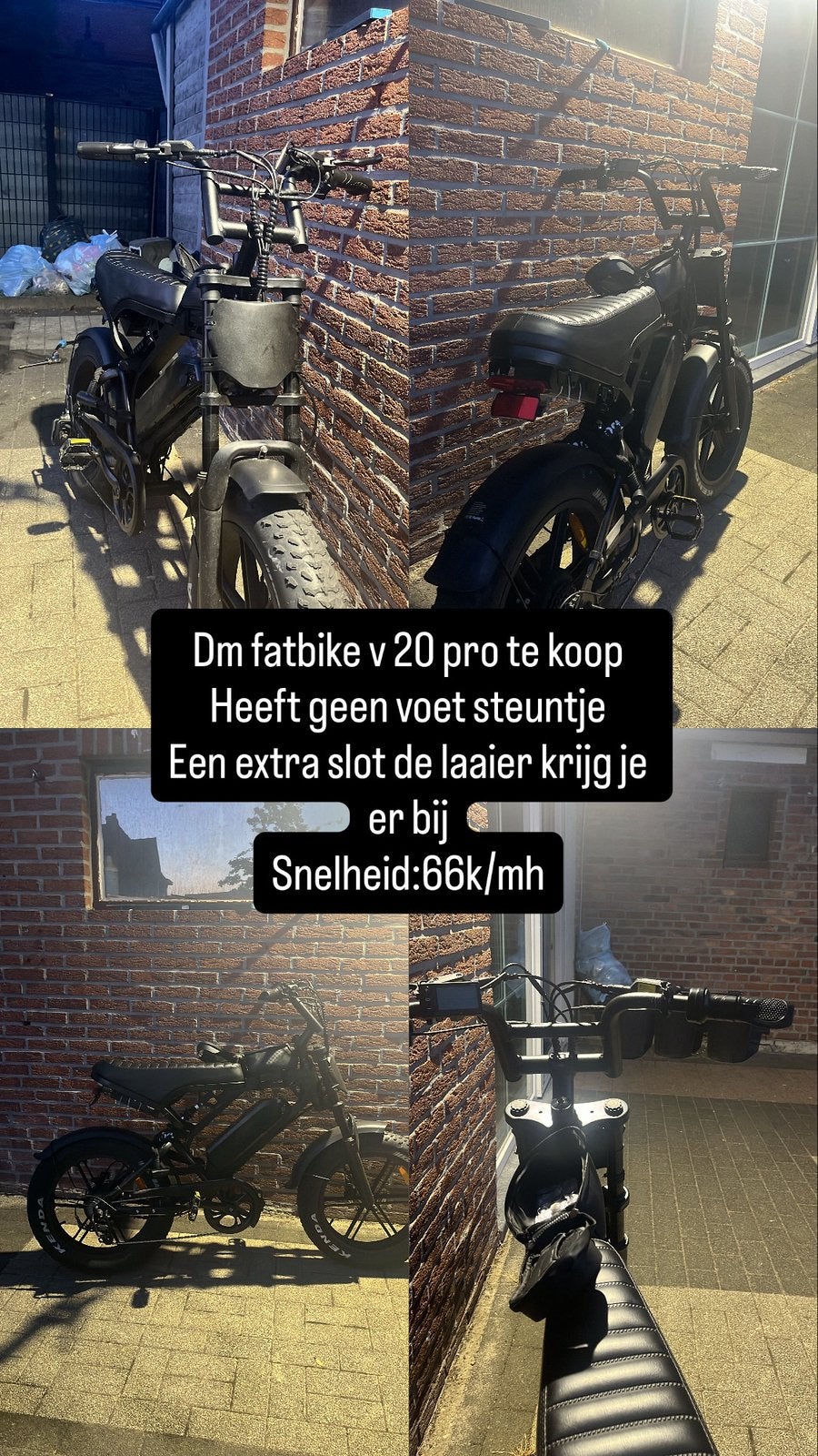 Fatbike v 20 pro, Fietsen en Brommers, Zo goed als nieuw, 47 tot 51 cm, 30 tot 50 km per accu, Ophalen