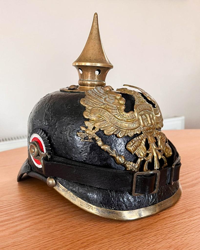 Casque à pointe prussien, 1895, Collections, Enlèvement ou Envoi, Armée de terre, Casque ou Béret