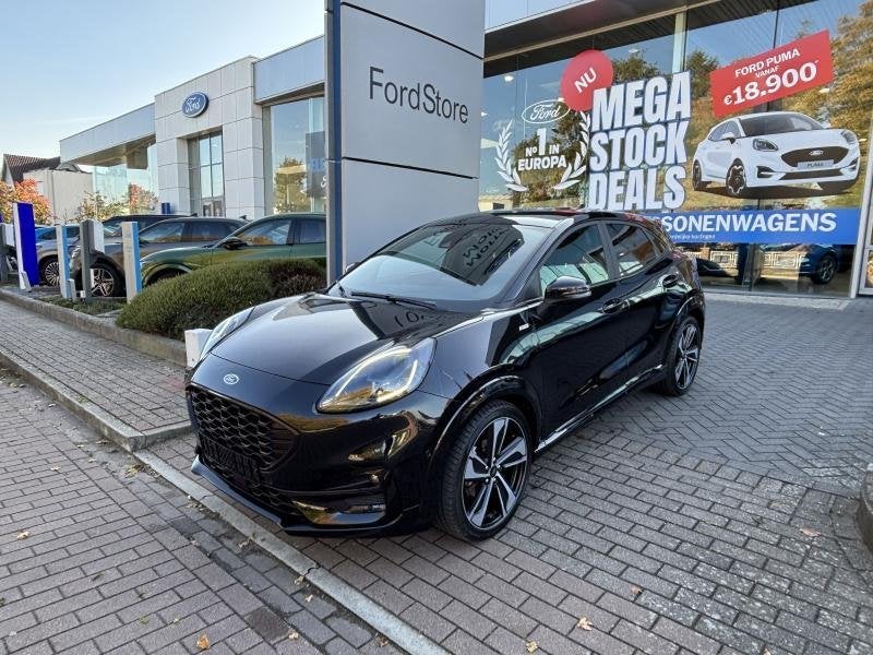 Ford Puma pre-MCA ST-LINE X MHEV Ecoboost 125PK OC3925 *0547, Autos, Achat, Euro 6, Boîte manuelle, Noir