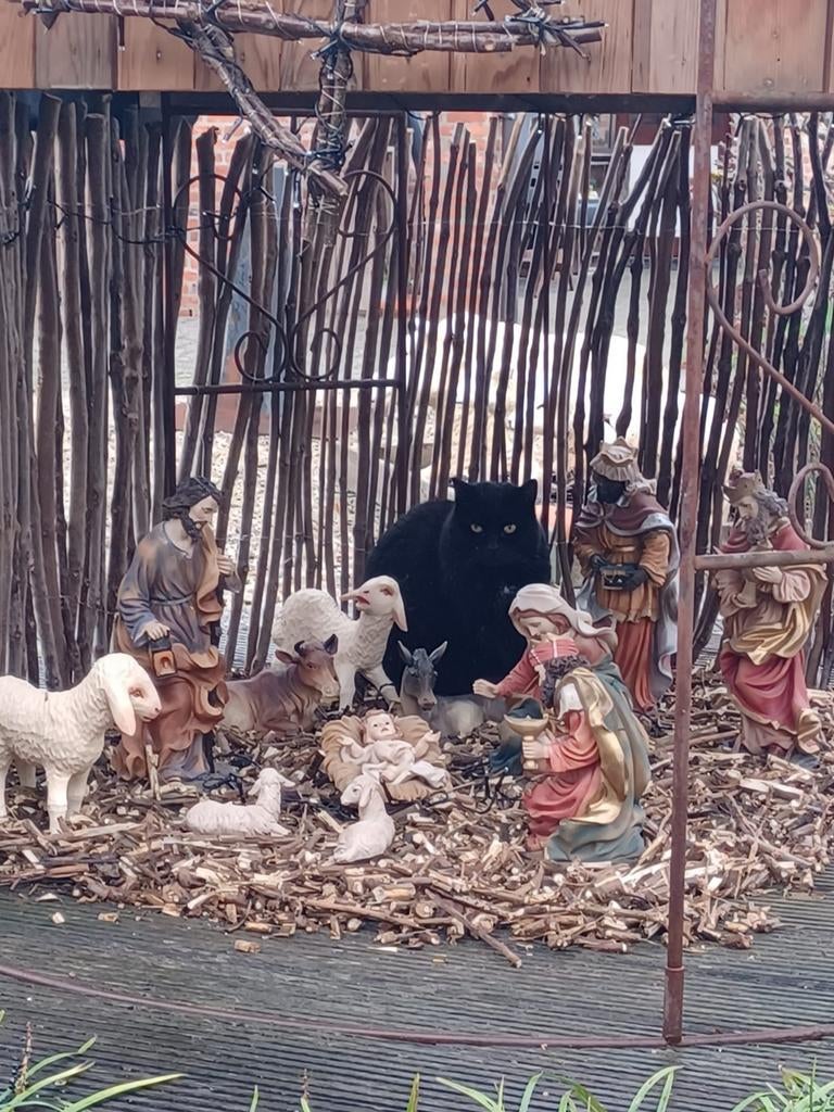 Een volledig set kerstbeeldjes, Ophalen