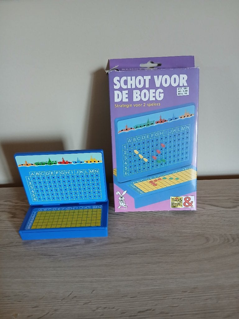 Schot voor de boeg (gezelschapsspel), Een of twee spelers, Ophalen, Zo goed als nieuw